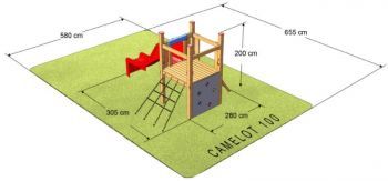 Dětské hřiště Camelot 2 - 100