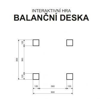 Hra na zahradu - Balanční deska