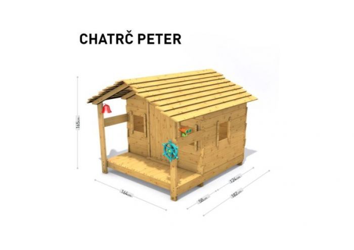 Dětský domeček Home Chatrč pirát Peter