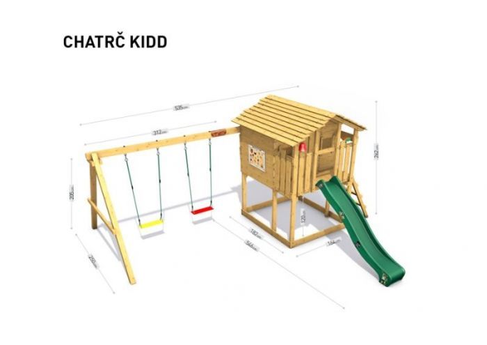 Dětské hřiště Home Chatrč pirát Kidd