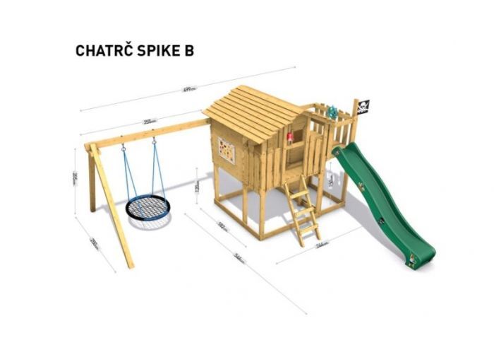 Dětské hřiště Home Chatrč pirát Spike