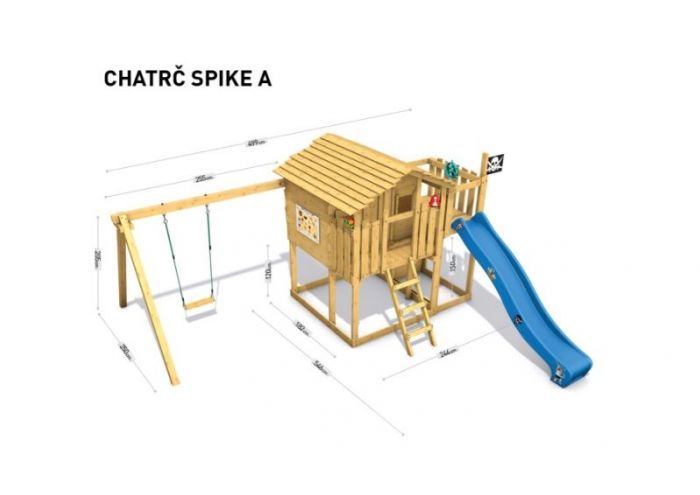 Dětské hřiště Home Chatrč pirát Spike