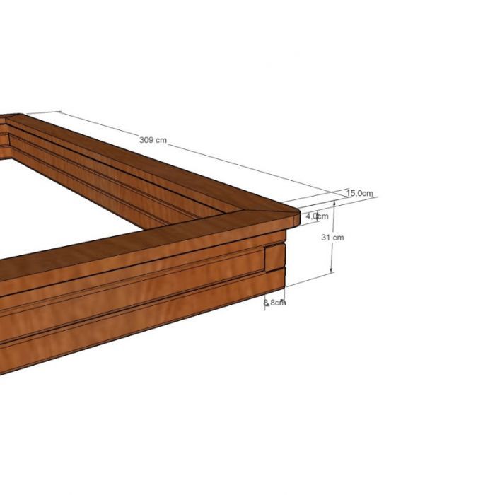 Pískoviště 3x3 m pro veřejná prostranství