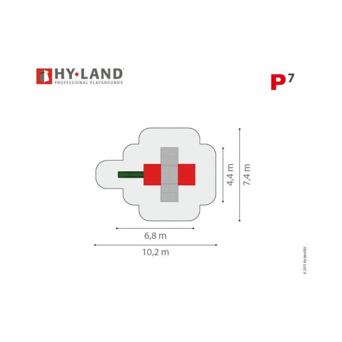 Hyland 7 se stříškami a skluzavkami