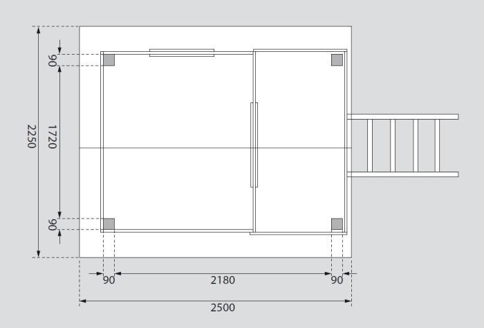 Dětské hřiště KARIBU BENJAMIN 9098 terragrau