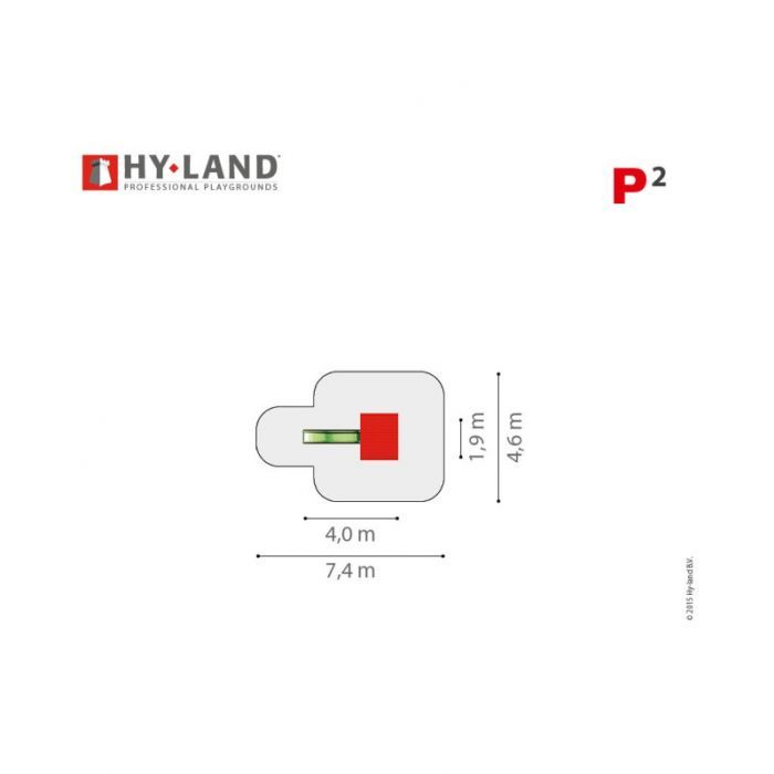 Dětské hřiště Hyland 2 se skluzavkou