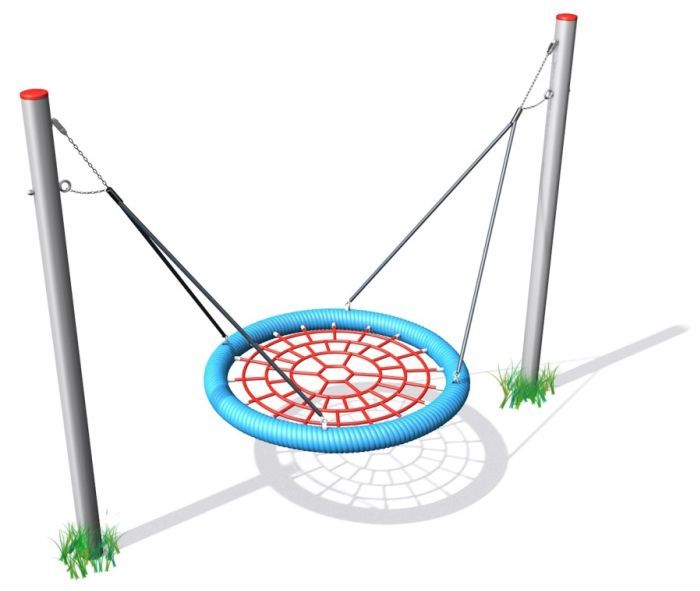 Houpačka Nest Mini METAL 100x100 cm